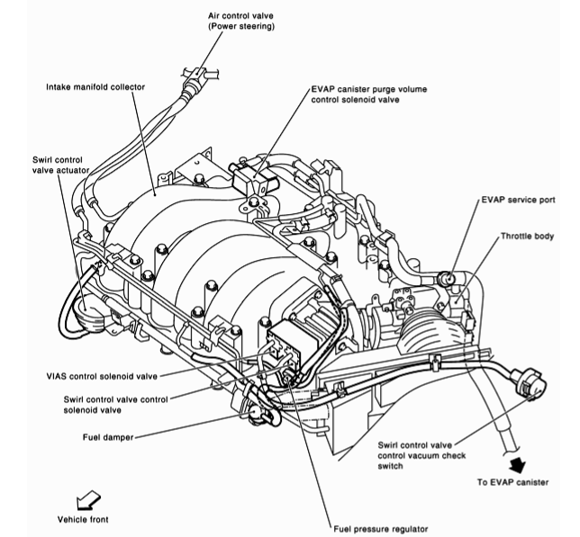 2001 Nissan maxima engine schematic #7